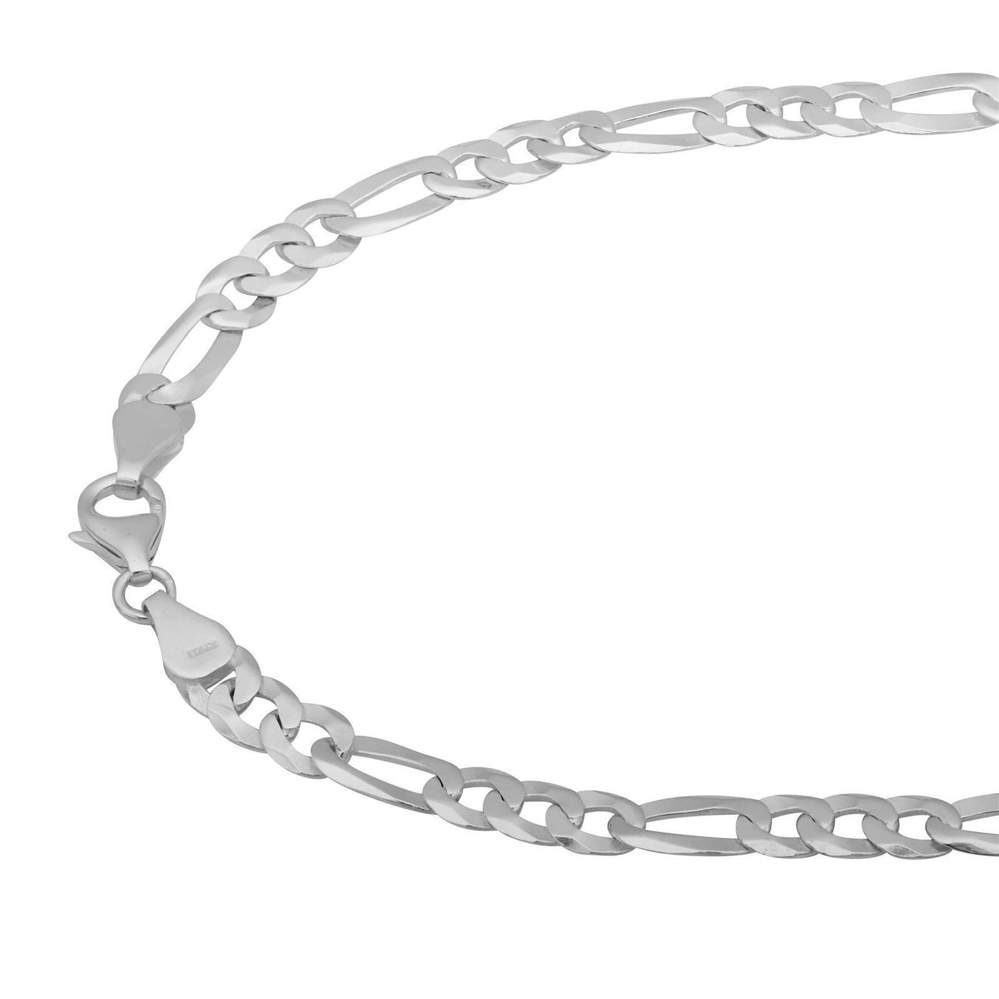 Figaroarmband 5 mm 925er Silber