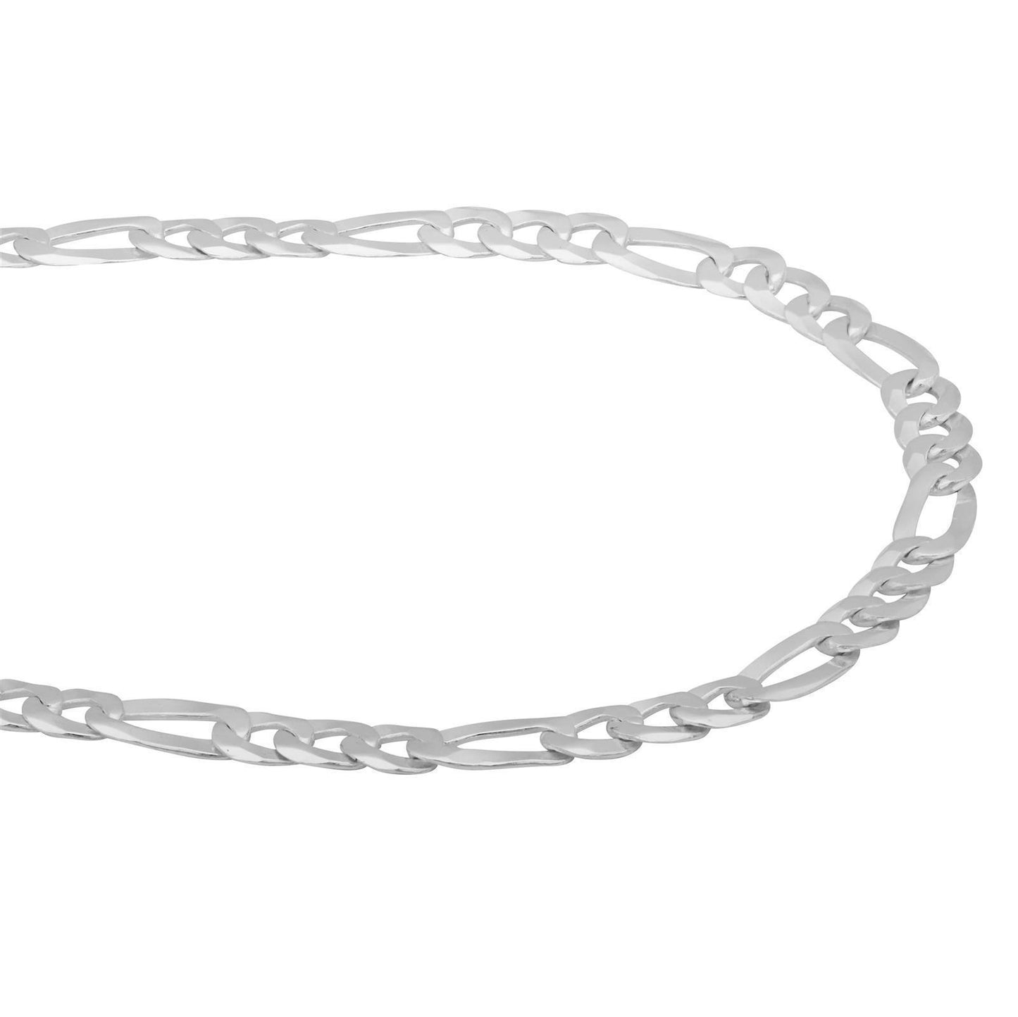 Figaroarmband 5 mm 925er Silber