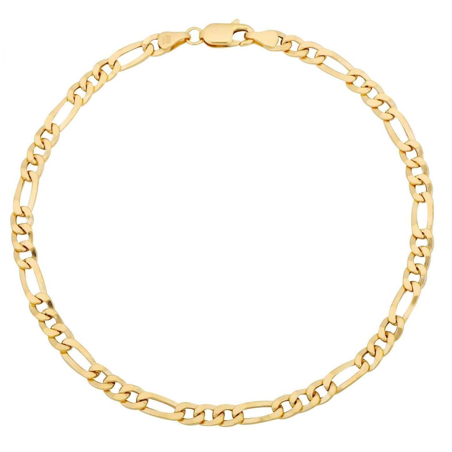 Figaroarmband 4mm 585er Gold