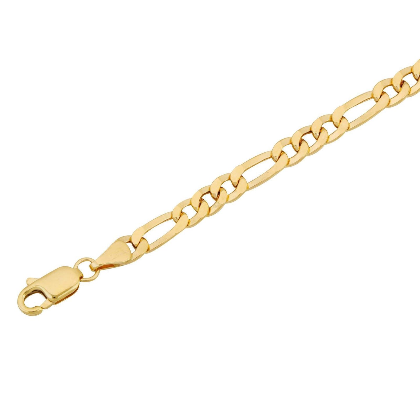 Figaroarmband 4mm 585er Gold