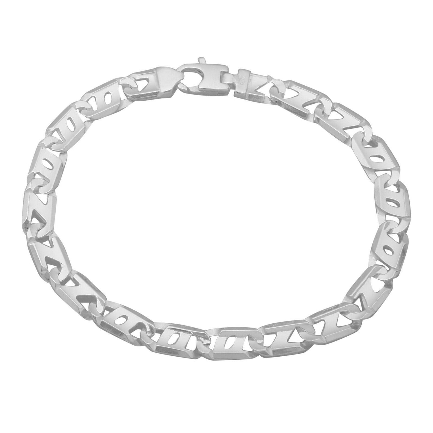 Griechisches Armband 7mm 925er Silber