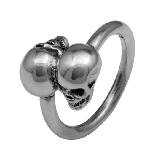 Totenkopf Ring 925er Silber