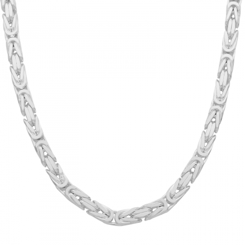 7mm iced out Plattenkette 925 Silber – Eleganz Juwelier